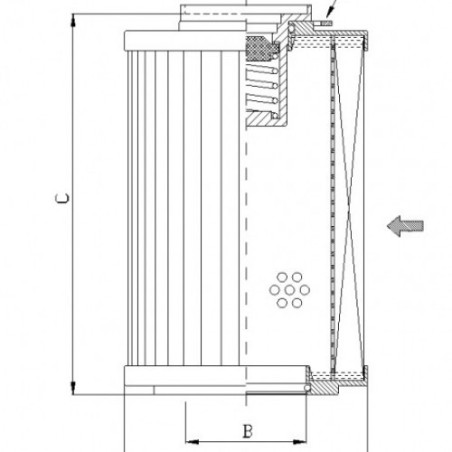 Donaldson® P171590 Hidraulika szűrő
