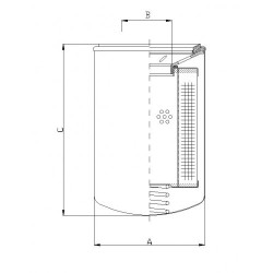 Donaldson® P569383 Hidraulika szűrő